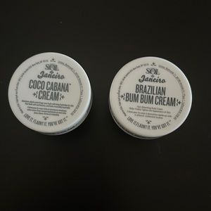 Brazilian Bum Bum cream and Coco Cabana cream